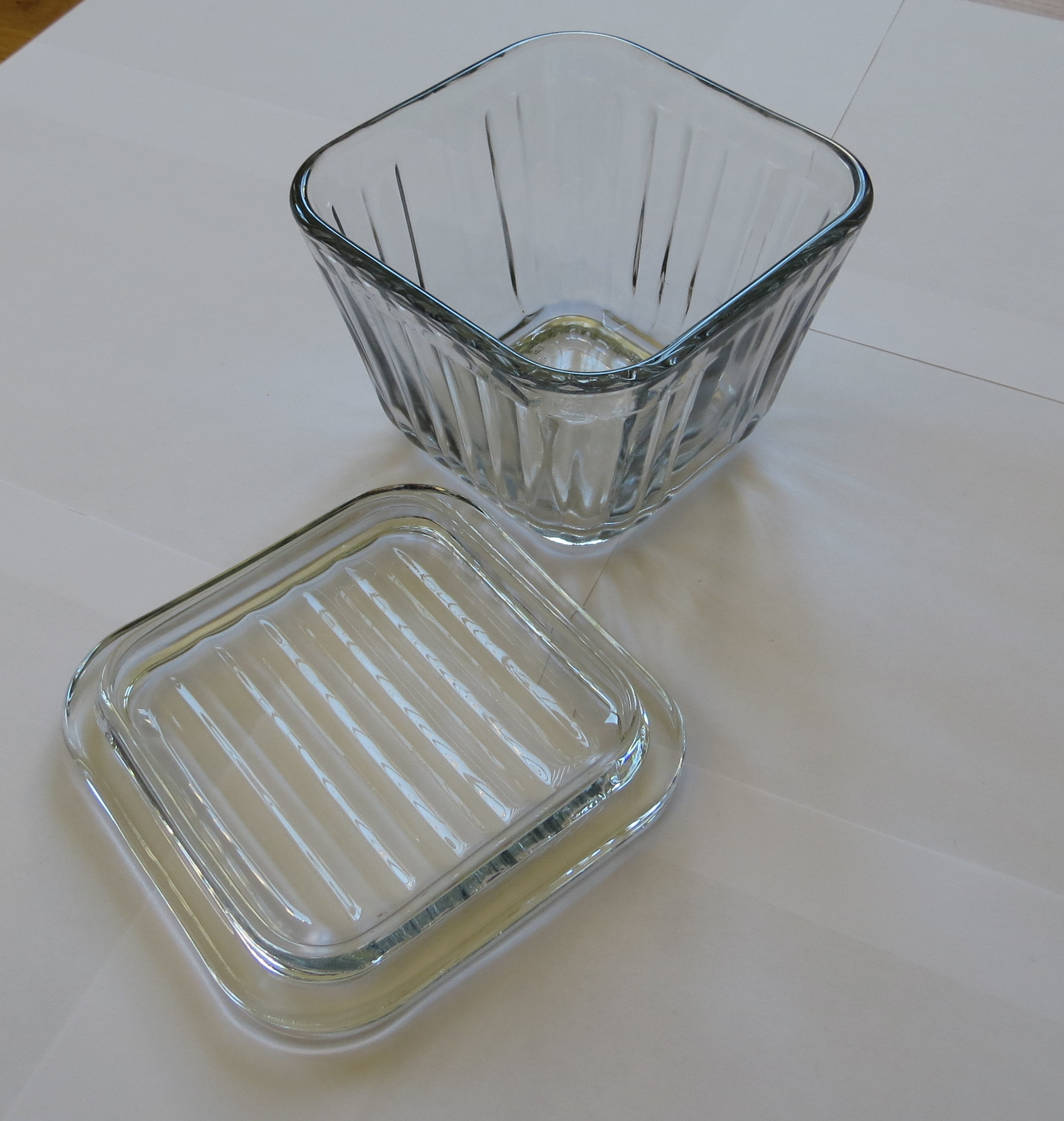 Anchor Hocking Bake And Store With Glass Lid Small Rectangular Square 