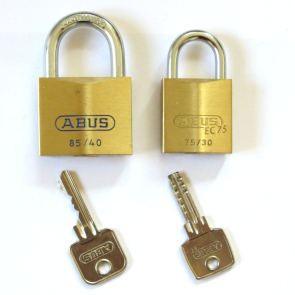 Larger 40mm and Smaller 30mm Key Padlock for Hostels